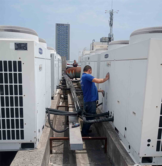 港北中央空调制热和不制冷系统维修方法